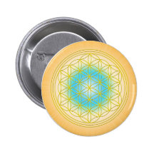 Blume DES Lebens Motiv 2 Buttons
