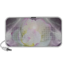 Blume des weißen Lotos Notebook Speaker