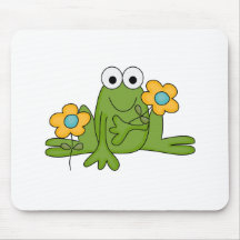 Blume Froggyfrosch Mousepad