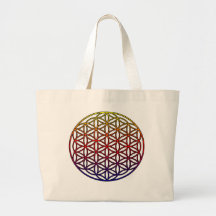 Blume Leben-heiligen Geometrie-Symbols - 1 Tragetasche