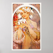 Blume, Mucha Posterdrucke