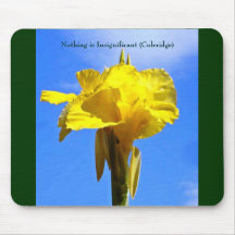 Blume, nichts ist unbedeutend (Coleridge) Mousepad