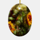 Blume - Sonnenblume - Gärtnerwerkzeugkasten Weihnachtsbaum Ornament