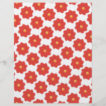 Blumen des Rotes 2ai Bedruckte Flyer