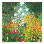 Blumen-Garten-Druck Gustav Klimt Kunstfotos