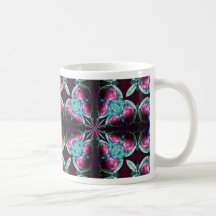 Blumen-Hülsen-Becher Kaffee Tasse