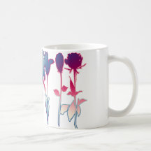 Blumen Kaffee Tasse