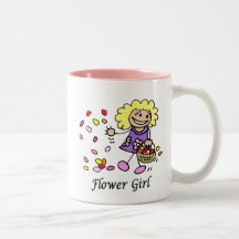 Blumen-Mädchen-Becher Kaffeetassen