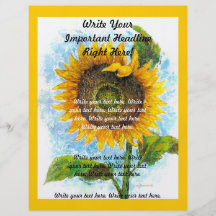 Blumen-Malerei-Einladungs-Flyer Rackcard Kunst
