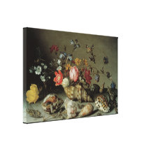Blumen, Muscheln und Insects Balthasar van Der Ast Leinwanddruck