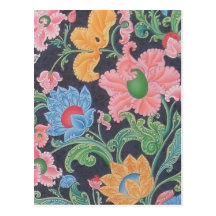 Blumen-Postkarte