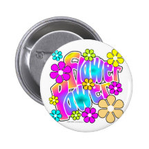 Blumen-Power Buttons