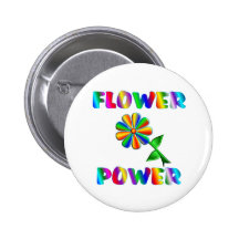 Blumen-Power Buttons