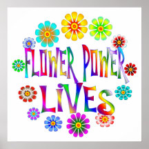 Blumen-Power-Leben Plakate