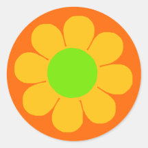 Blumen-Power Sticker