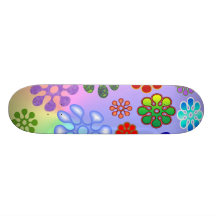 Blumen-PowerSkateboard Individuelles Deck