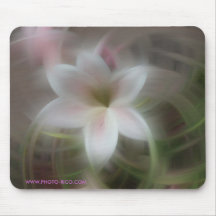Blumen-Spirale Mousepad
