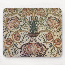 Blumen-Topf Williams Morris - Mousepad