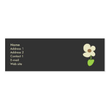 Blumen-Visitenkarte - Sozialvernetzungs-Karte