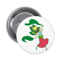Blumenelfe flower elf buttons