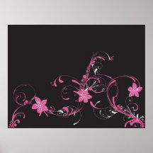 Blumenplakat