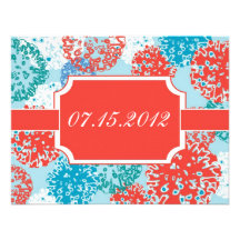 BlumenSave the Date Mitteilung Ankündigungen