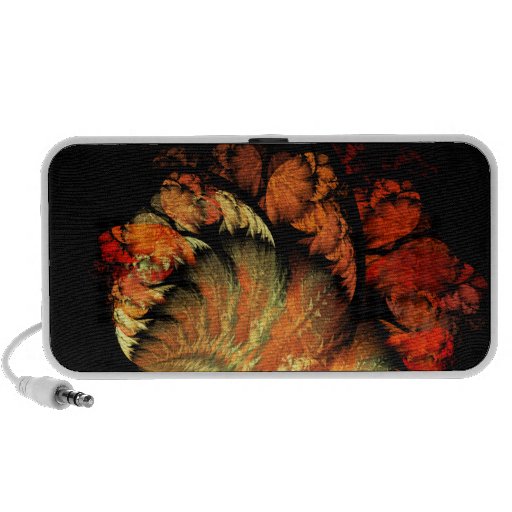 Blumenstrauß Garni abstrakte Digital Kunst Laptop Lautsprecher