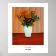 Blumenstrauß Henri Rousseaus der Blumen (circa 190 Poster