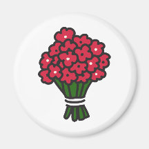Blumenstrauß Kühlschrankmagnete