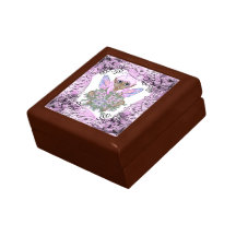 Blumige Rahmen-Geschenkbox