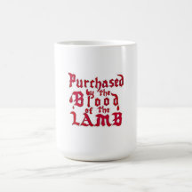 Blut von Jesus Teetasse