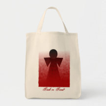 Bluten-Engels-Halloweentrick-oder -Leckerei-Tasche