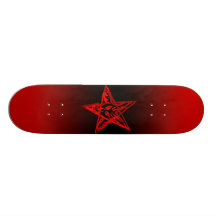 Blutenpentagram-Brett Individuelles Skateboard
