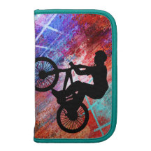 BMX auf rostigem Schmutz Mappen