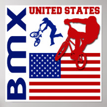 BMX Vereinigte Staaten Posterdruck