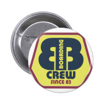 Boarding-Crew Anstecknadelbutton