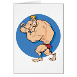 Bodybuilder Grußkarte