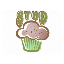 Bolzen-Muffin Postkarte