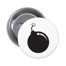 Bombe Anstecknadelbutton