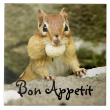 Bon Appetit Chipmunk Trivet Keramikfliesen