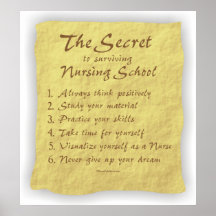 BonafideNurse_-_Secret_to_Surviving_Nursing_School Posterdrucke
