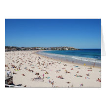 Bondi Strand, Sydney, Australien Grußkarte