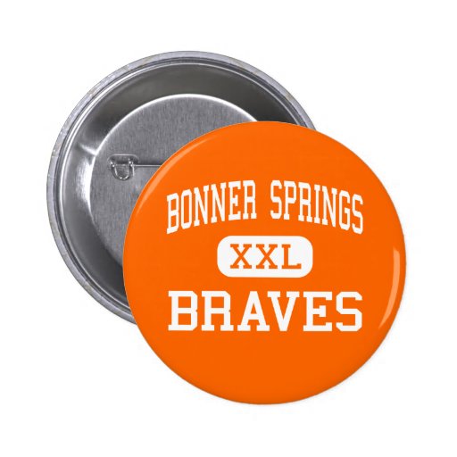 Bonner Springs - Braves - hoch - Bonner Springs Button