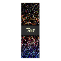 Bookmark Business Card Glitter Graphic Background visitenkarten