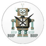 Boop Signalton-Spielzeug-Roboter-Wanduhr (lt)