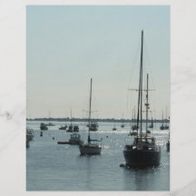 Boote auf Diamant-Wasser Flyerdruck