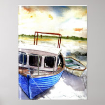 "Boote, Golant" Plakat