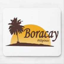 Boracay-Weiß Mauspads
