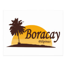 Boracay-Weiß Postkarten
