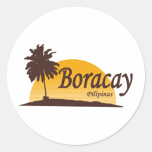 Boracay-Weiß Sticker